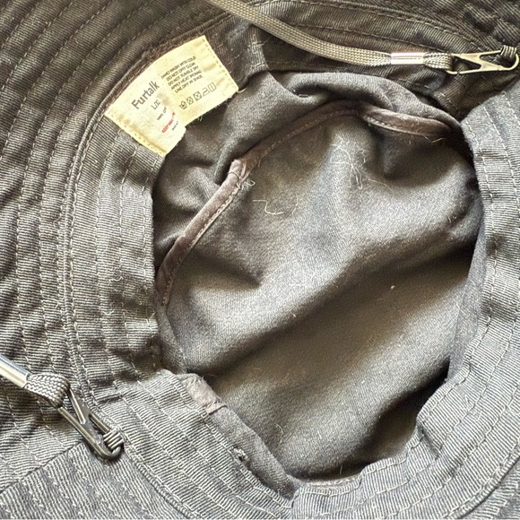 Furtalk Unisex Cotton Black Bucket Hat Size L/XL - Picture 5 of 5